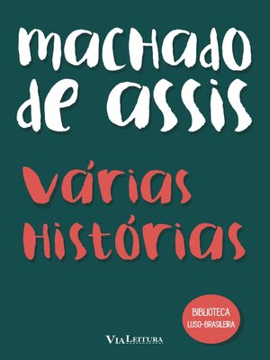 cover image of Várias Histórias--Machado de Assis